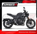 sistema de escape completo con silenciador DOMINATOR Full System HP8 negro compatible con la motocicleta Triumph Trident 660 2021  2024 4
