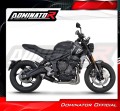 sistema de escape completo con silenciador DOMINATOR Full System GPF negro compatible con la motocicleta Triumph Trident 660 2021  2024 4