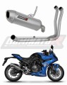 sistema de escape completo con silenciador DOMINATOR Full System S6 compatible con la motocicleta Suzuki GSX8R / 8S 2023  2025