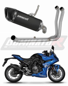 Suzuki GSX-8R / 8S 2023 - 2025 Sistema de escape Colector Silenciador HP6 NEGRO + dB killer