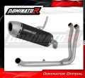 sistema de escape completo con silenciador DOMINATOR Full System S6 negro compatible con la motocicleta Suzuki GSX8R / 8S 2023  2025 2