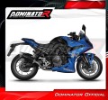 sistema de escape completo con silenciador DOMINATOR Full System S6 negro compatible con la motocicleta Suzuki GSX8R / 8S 2023  2025 4
