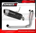 sistema de escape completo con silenciador DOMINATOR Full System S6 negro compatible con la motocicleta Suzuki GSX8S / 8R 2022  2024 2