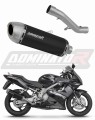 escape silenciador DOMINATOR S6 negro compatible con la motocicleta Honda CBR 600 F4i 2001  2006