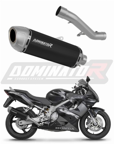 escape silenciador DOMINATOR S6 negro compatible con la motocicleta Honda CBR 600 F4i 2001  2006