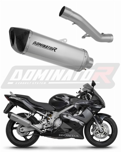 escape silenciador DOMINATOR titanio HP6 compatible con la motocicleta Honda CBR 600 F4i 2001  2006