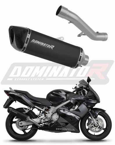escape silenciador DOMINATOR HP6 negro compatible con la motocicleta Honda CBR 600 F4i 2001  2006