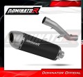 escape silenciador DOMINATOR S6 negro compatible con la motocicleta Honda CBR 600 F4i 2001  2006 2