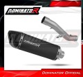 escape silenciador DOMINATOR HP6 negro compatible con la motocicleta Honda CBR 600 F4i 2001  2006 2