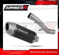 escape silenciador DOMINATOR S6 Shorty negro compatible con la motocicleta Honda CBR 600 F4i 2001  2006 2