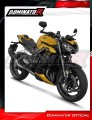 complete exhaust system with muffler DOMINATOR Full System HP6 BLACK fits to Triumph STREET TRIPLE 765 S / R / RS 2023  2024 3