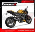 sistema de escape completo con silenciador DOMINATOR Full System GPS compatible con la motocicleta Triumph Street Triple 765 RS 2024  2025