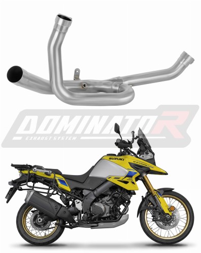 Suzuki V-Strom 1050 DE 2023 2025  Exhaust Cat Eliminator Catalyst Catalytic Converter Linkpipe Decat Downpipe DOMINATOR x