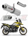 escape silenciador DOMINATOR homologado redondo compatible con la motocicleta Suzuki VStrom 1050 DE 2023  2025