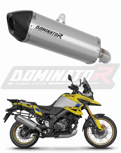 escape silenciador DOMINATOR titanio HP7 compatible con la motocicleta Suzuki VStrom 1050 DE 2023  2025