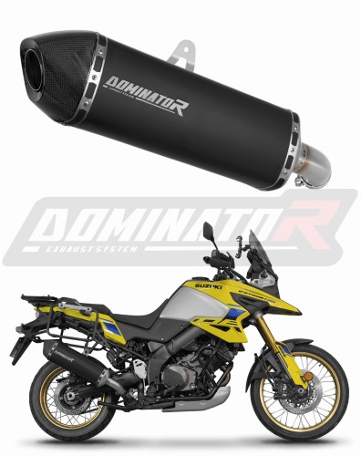 exhaust muffler DOMINATOR HP7 BLACK fits to Suzuki VStrom 1050 DE 2023  2025