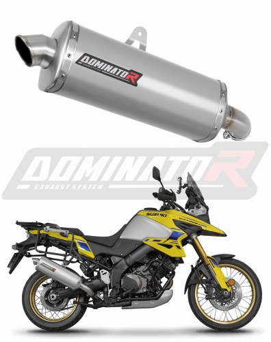 escape silenciador DOMINATOR P7 compatible con la motocicleta Suzuki VStrom 1050 DE 2023  2025