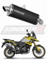 escape silenciador DOMINATOR P7 negro compatible con la motocicleta Suzuki VStrom 1050 DE 2023  2025