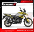 escape silenciador DOMINATOR P7 negro compatible con la motocicleta Suzuki VStrom 1050 DE 2023  2025 4