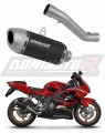 escape silenciador DOMINATOR S6 Shorty negro compatible con la motocicleta Honda CBR 600 F4i Sport 2001  2006