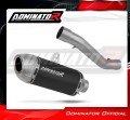 escape silenciador DOMINATOR S6 Shorty negro compatible con la motocicleta Honda CBR 600 F4i Sport 2001  2006 2
