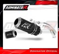 escape silenciador DOMINATOR homologado GP negro compatible con la motocicleta BMW S1000R 2017  2020 2