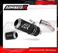 escape silenciador DOMINATOR homologado GP negro compatible con la motocicleta Honda CB 600F HORNET PC41 2007  2013 2