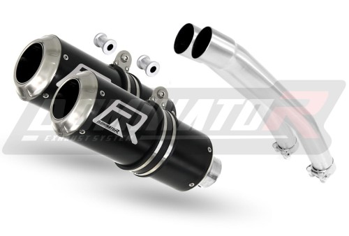 escape silenciador DOMINATOR GP negro compatible con la motocicleta Suzuki GSXR 1300 Hayabusa 2008  2019