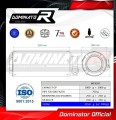 Yamaha FZ6 FAZER 600 S1 2004 - 2010 wydech tłumik GP BLACK + dB killer