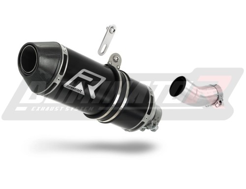 escape silenciador DOMINATOR HP3 negro compatible con la motocicleta Aprilia RSV 4 RR Low Level 2015  2016 2