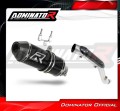 escape silenciador DOMINATOR HP3 negro compatible con la motocicleta BMW G310R 2016  2022 2