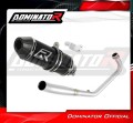 sistema de escape completo con silenciador DOMINATOR Full System HP3 negro compatible con la motocicleta Honda CB 125 R 2018  2020