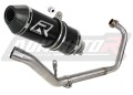 complete exhaust system with muffler DOMINATOR Full System HP3 BLACK fits to Honda CBR 125 R 2011  2018 2