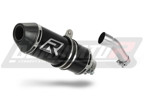Kawasaki ZX250R 2008 2012 Exhaust Muffler Auspuff Sportauspuff Silencer Echappement Silencieux Scarico Scarichi Escape Toba de esapament Avgas Ljuddämpare Wydech Tłumik Carbon Tip HP3 Black Noir Nero Negro Svart Schwarz Negru Dominator x