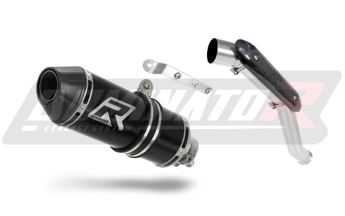 exhaust muffler DOMINATOR HP3 BLACK fits to KTM RC 390 2017  2020 2
