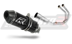 Yamaha MT-03 2014 - 2016 Sistema de escape Colector Silenciador HP3 NEGRO + dB killer