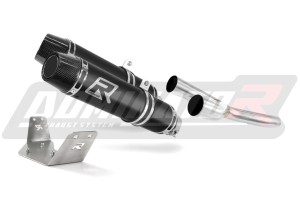 Triumph SPRINT ST 1050 2005 - 2012 Silenciador Escape HP3 NEGRO + dB killer