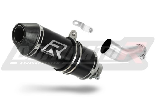 escape silenciador DOMINATOR HP3 negro compatible con la motocicleta Suzuki GSXR 600 K6 K7 2006  2007 2