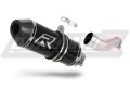 escape silenciador DOMINATOR HP3 negro compatible con la motocicleta Suzuki GSXR 750 K6 K7 2006  2007 2