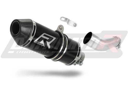 escape silenciador DOMINATOR HP3 negro compatible con la motocicleta Suzuki GSXR 750 K6 K7 2006  2007 2