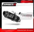 exhaust muffler DOMINATOR HP3 BLACK fits the motorcycle Triumph STREET TRIPLE 675 R / S / RS 2013   2016