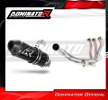 sistema de escape completo con silenciador DOMINATOR Full System HP3 negro compatible con la motocicleta Yamaha XSR 900 2016  2021 2