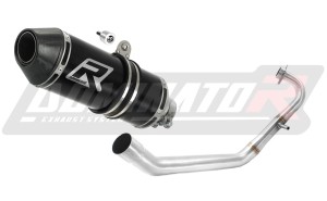 Yamaha YZF R125 2008 - 2013 Sistema de escape Colector Silenciador HP3 NEGRO + dB killer