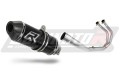 complete exhaust system with muffler DOMINATOR Full System HP3 BLACK fits to Yamaha YZFR3 300 2015  2018