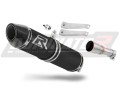 escape silenciador DOMINATOR HP2 negro compatible con la motocicleta Hyosung GD 250 Exiv