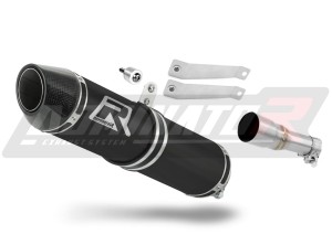 Hyosung GD 250 Exiv Silenciador Escape HP2 NEGRO + dB killer