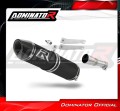 escape silenciador DOMINATOR HP2 negro compatible con la motocicleta Hyosung GD 250 Exiv  2