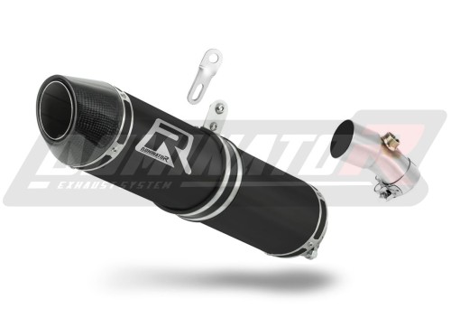 Kawasaki KLE 650 Versys 2006 2014 Exhaust Muffler Auspuff Sportauspuff Silencer Echappement Silencieux Scarico Scarichi Escape Toba de esapament Avgas Ljuddämpare Wydech Tłumik Carbon Tip HP2 Black Noir Nero Negro Svart Schwarz Negru Dominator x