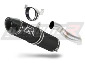Kawasaki ZX6R 636 2005 - 2006 Silenciador Escape HP2 NEGRO + dB killer