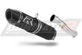 escape silenciador DOMINATOR HP2 negro compatible con la motocicleta Triumph DAYTONA 675  2012
